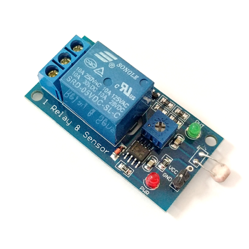 5v 릴레이 + 광, 조도센서 모듈 Photosensitive resistance sensor module relay module combined light-operated switch without the light switch